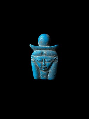 Göttin Hathor Amulett - Authentische ägyptische Handwerkskunst - spiritueller Schutz