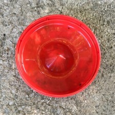 Chore time Red Plastic Automatic Chicken feeder base C-T 7700 A