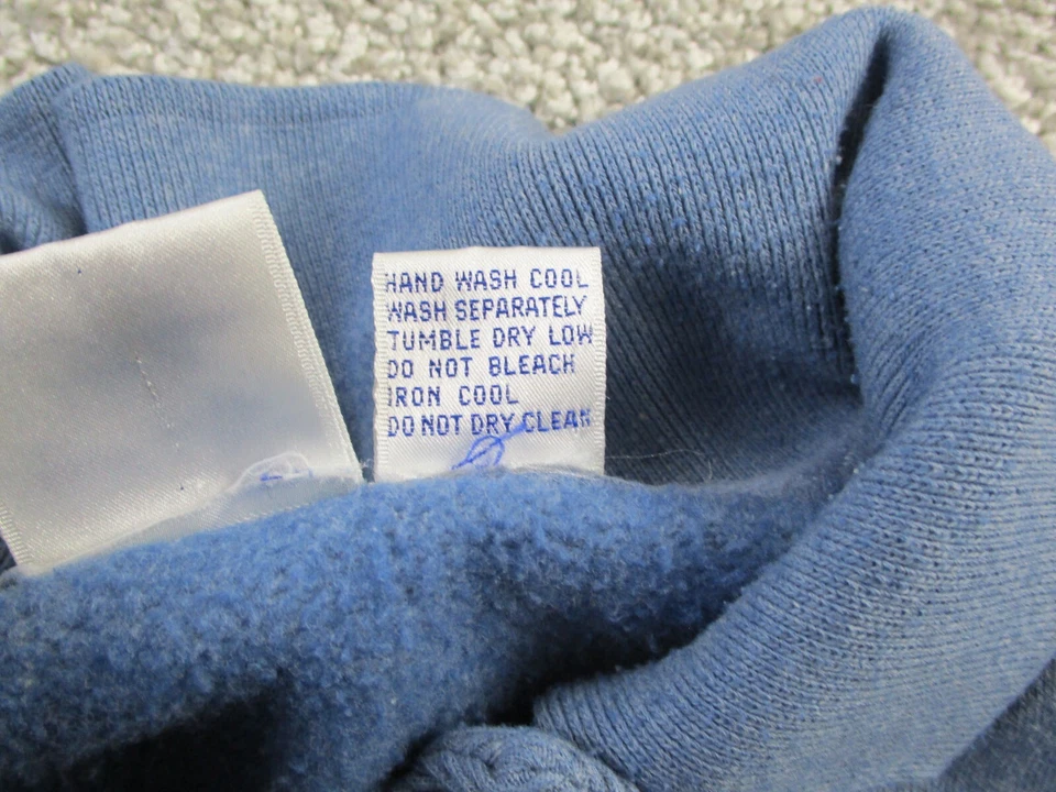 Suéter De Colección Beverly Hills Polo Club Para Hombre Cuello Grande Azul 1982 Usado en Excelente Condición Foto 3 de 4