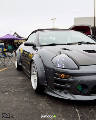 Fender Flares For Mitsubishi Eclipse Concave Wide Body Kit Jdm Abs