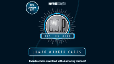 E.S.P. Jumbo Testing Cards  by Vernet Magic - Trick