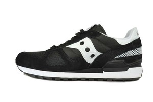 black retro trainers