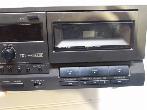 Technics RS-TR212 Stereo Double Cassette Tape Deck Full Logic Auto Reverse - Picture 13 of 17