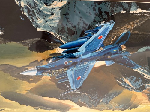 Japan JASDF Lockheed F-2 Original Painting by Masao Satake - Picture 20 of 24