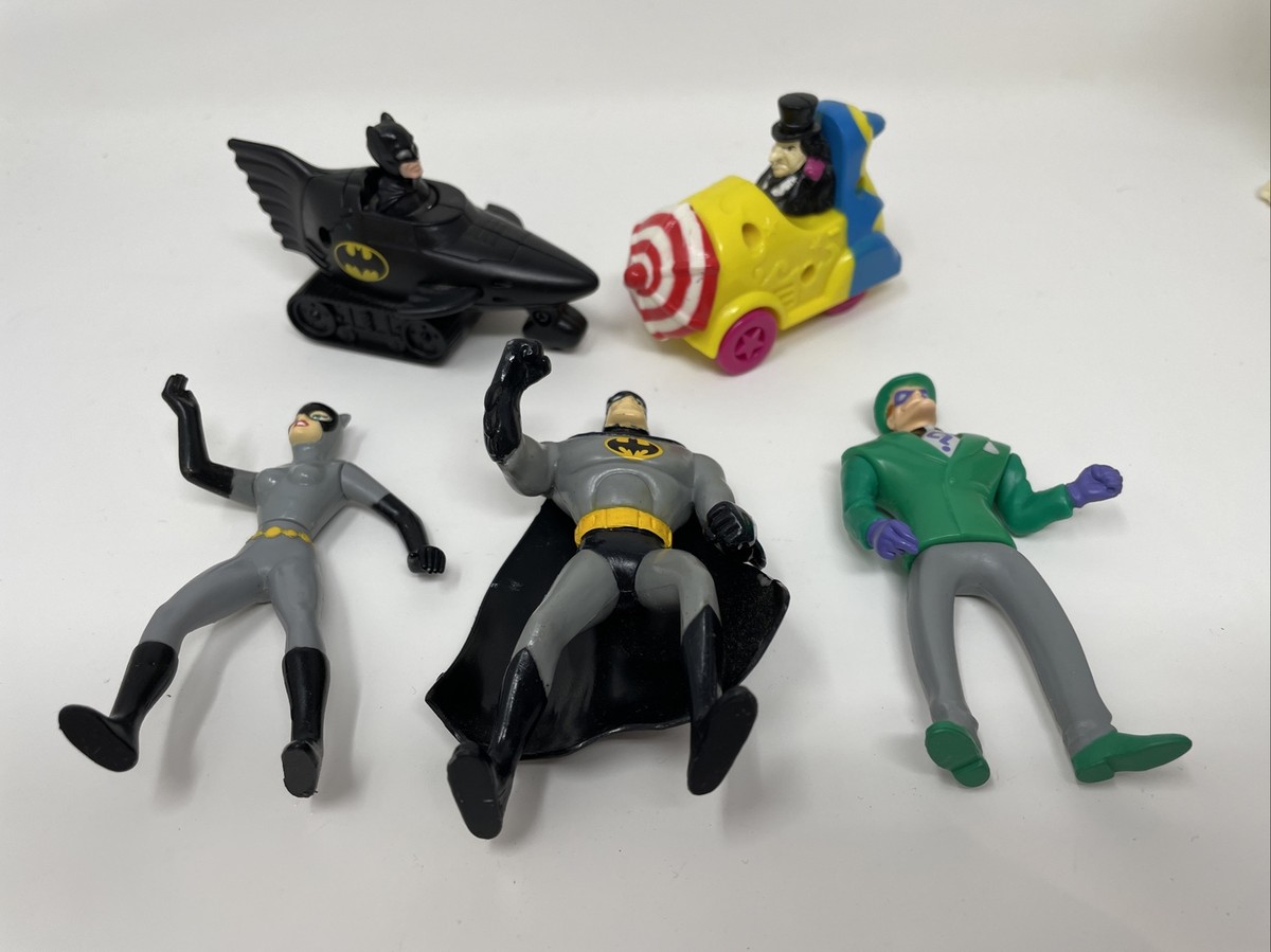 バットマン 1993 ミールトイセット McDonalds Happy Meal Toys,1991-1993 DC Comics Batman Figures Lot