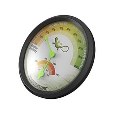 Reptile Pet Round Hygrometer Humidity Meter Room Thermo Meter Disc Crawler