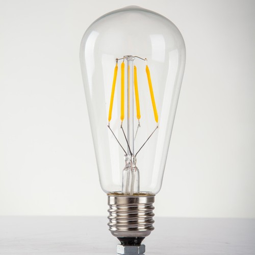 3X E27 Cool White Lights LED Bulb ST64 4W 220~250V Globe Home Lighting Fixtures - Picture 4 of 5