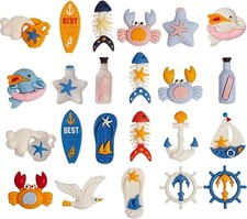 8pc Beach Ocean Vacation Shoe Charms for Crocs or Shoe Laces