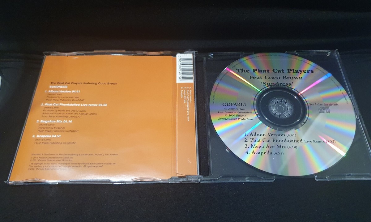 The Phat Cat Players Featuring Coco Brown ‎– Sundress -CD Single