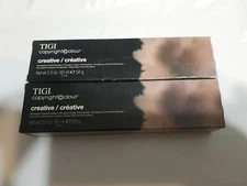 Lot of 2 TIGI Colour Permanent Creative/ 9/8 Very Light Ash/Smokey Blonde