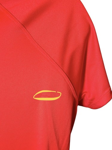 SPEEDO Lifeguard Rash Guard Size MEDIUM Red Swim Shirt Turbo Dry UPF +50 * - Picture 12 of 12