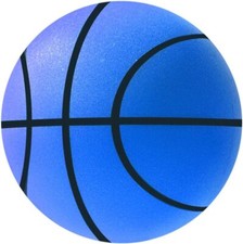 2025 Upgrade Silent Basketball New Dribble Dream 7-24cm/9.44in Size:NO.7 Blue 