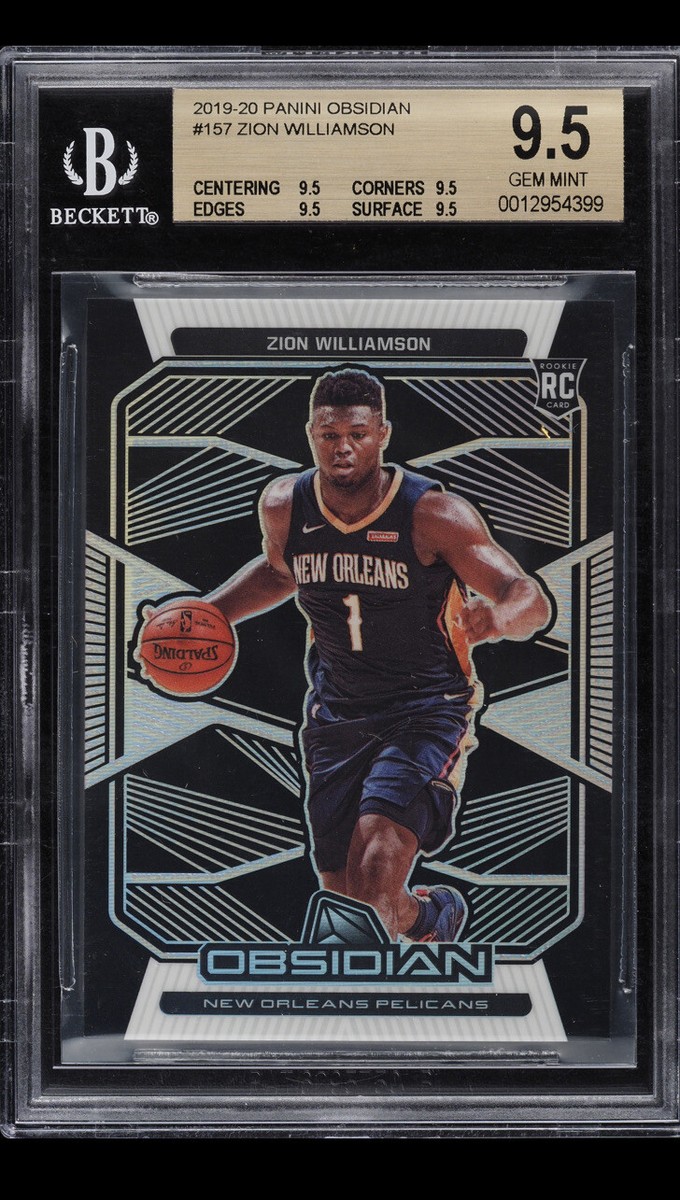 Panini Obsidian Zion rc Purple75シリ 2019-20 Zion Williamson BGS 9.5 Gem Mint+ Panini Obsidian