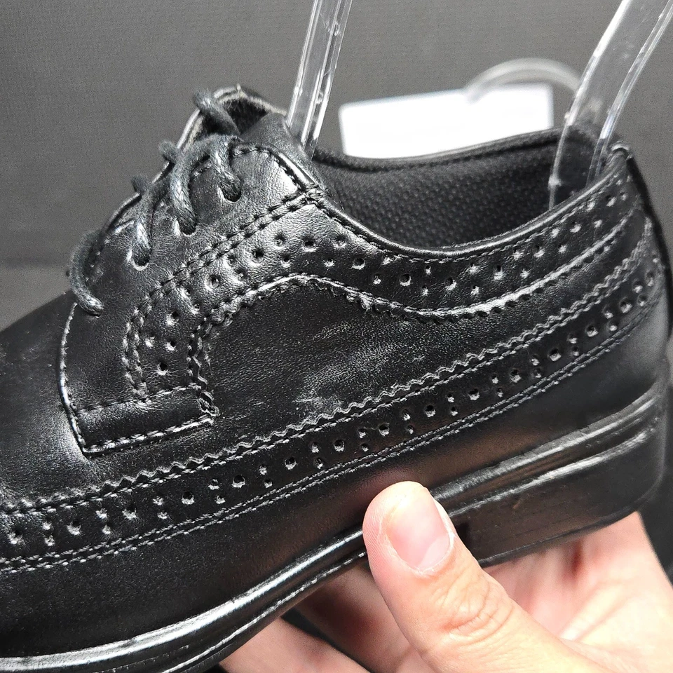 Deer Stags Ace Comfort Wingtip Oxfords Toddler Sz 13 Black Dress Shoes - Image 4 of 4