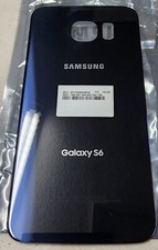 Cubierta trasera de vidrio de puerta de batería original OEM Samsung Galaxy S6 - azul