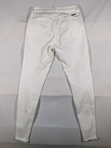 Kancan Jeans Womens 5/26 White Denim Stretch Mid-Rise Skinny - Picture 10 of 12