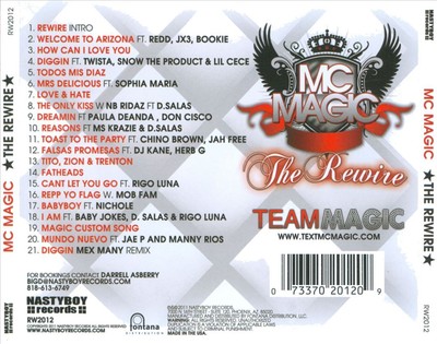 MC MAGIC - THE REWIRE * NEW CD
