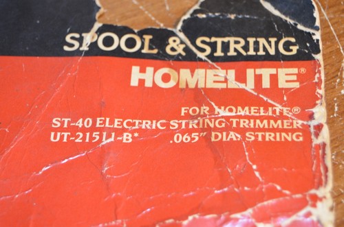 Homelite Spool & String DA95916A DA-02504 for UT-21511-B - Picture 2 of 2