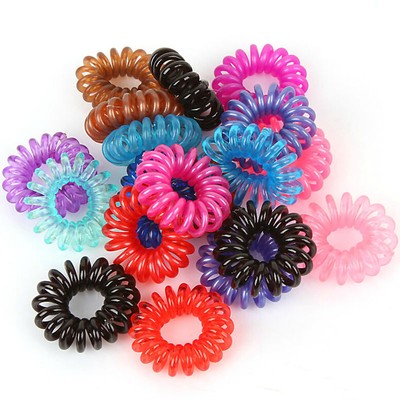 Cool 10x Girl Elastic Rubber Hair Ties Band Rope Ponytail Holder