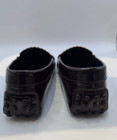 Tod's Burgundy Patent Leather Laser Cut Loafers size 35.5 — photo 3
