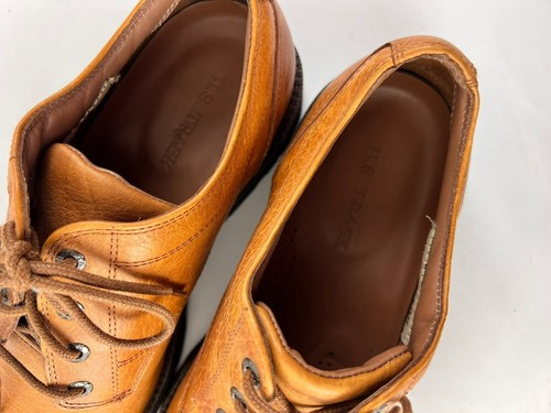 H.S. Trask Sportsman ES Oxford Herren Gr. 11 M Braun Leder Schnürschuh Vibram Sohle - Bild 10 von 19