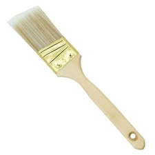MBS 2pc Angled Paint Brush 2" Width 100% Polyester For all Paints Interior/Exter