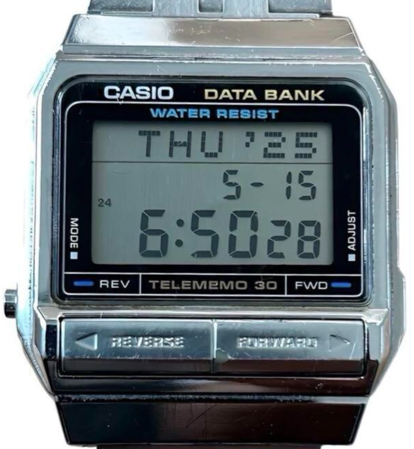 Casio Db-310 Data Bank Vintage 1988 Digital Watch Battery