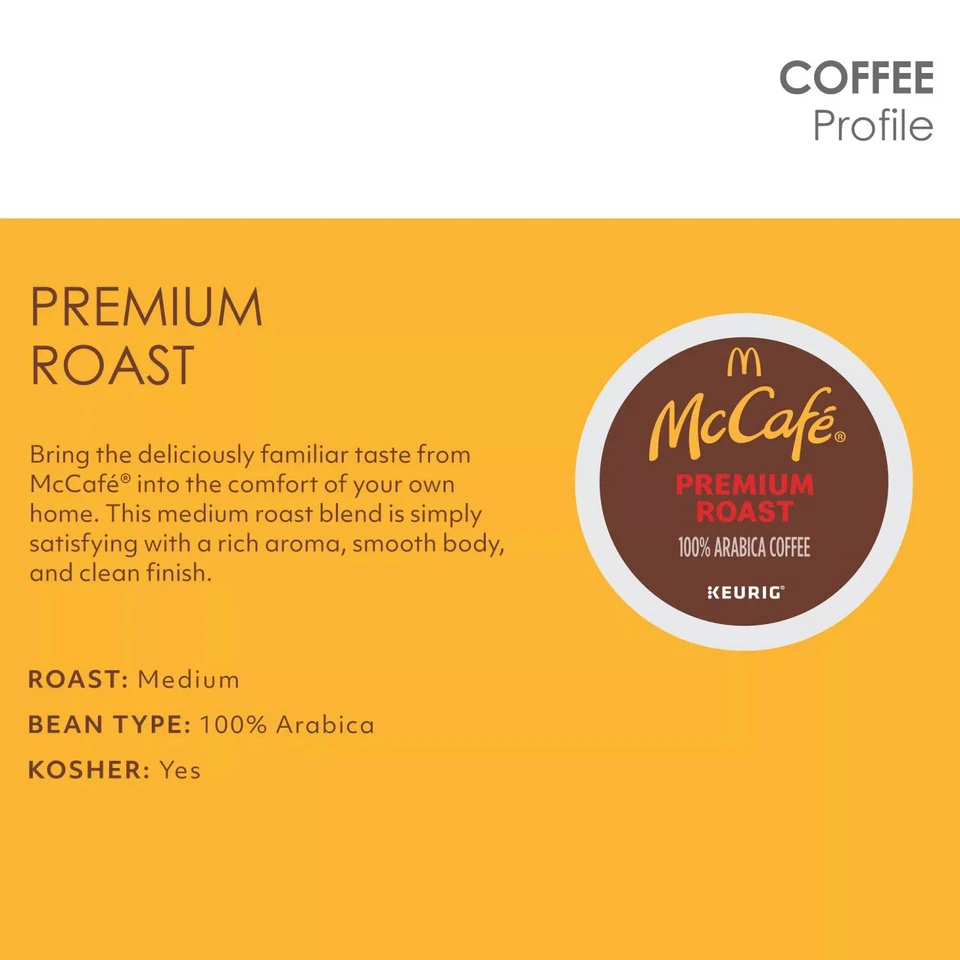 Cápsulas de café McCafe Premium Roast K-Cup (94 ct.) Foto 4 de 4
