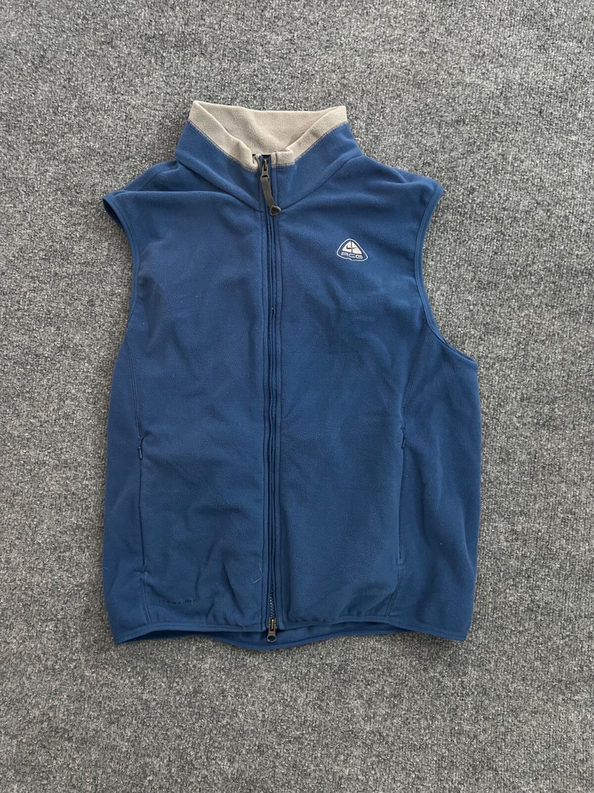 Vtg Nike ACG Womens Medium Travis Scott Mini Swoosh Full Zip Fleece Vest Jacket