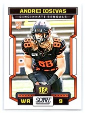 2023 PANINI SCORE FOOTBALL #367 ANDREI IOSIVAS RC ROOKIE CINCINNATI BENGALS 