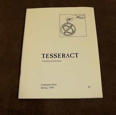 TESSERACT Early Science & Medicine Catalogue Sixty; Early Scientific Instruments