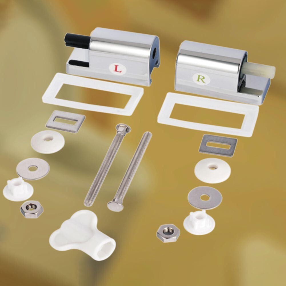 Hinges Set ABS Toilet Soft Close Hinges Replacement Parts Fit For Any