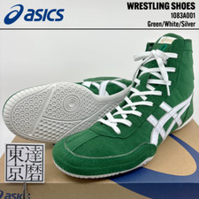 ASICS Wrestling Boxing Shoes 1083A001 EX-EO TWR900 Green/White/Silver Japan