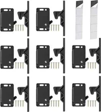 8 Pack Cabinet Door Latch/RV Drawer Latches 8 Pull Force Latch Holder for Home