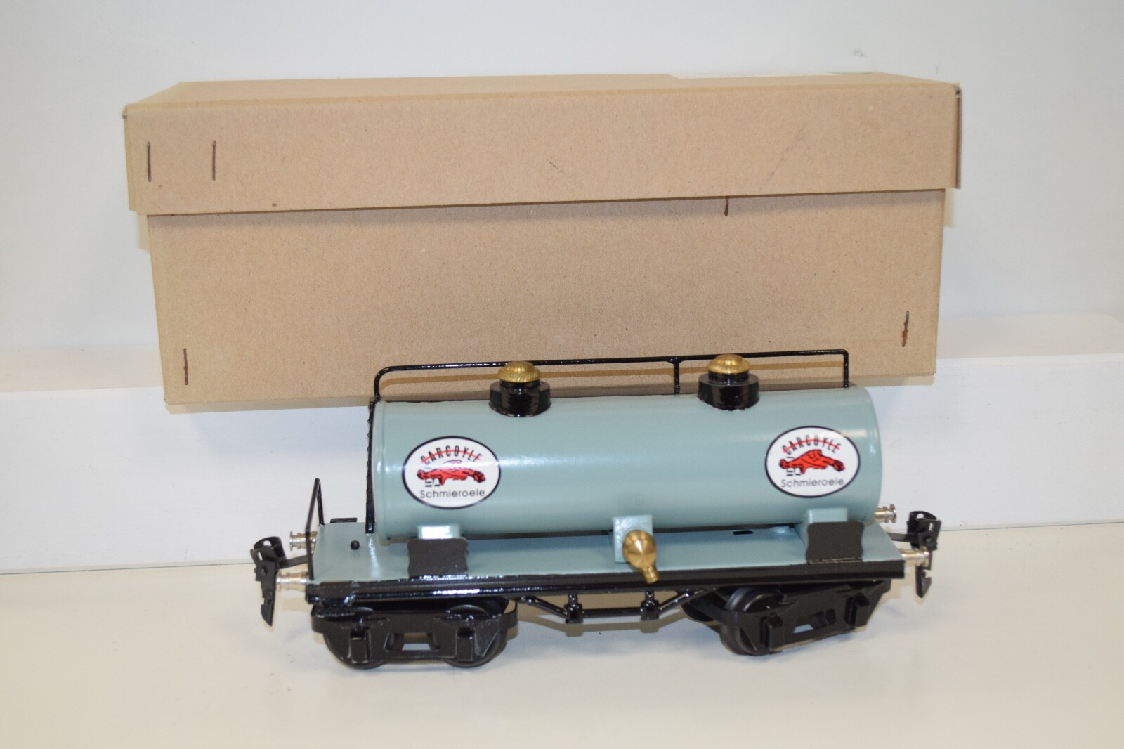Details zu 4648 Leberecht 1954 Gargoyle Kesselwagen nach Märklin Vorbild/Replika Spur 0 Neuer niedrigster Preis