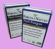 Lot of 2, Forces of Nature - Nail Fungus  - 5 ml EACH bottle, New in Box, 2 Pack