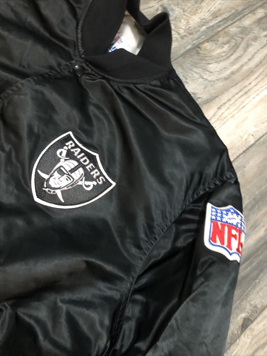 Raiders Starter Pro Line XLジャケット Vintage Starter Pro Line Oakland Raiders NFL Satin Jacket
