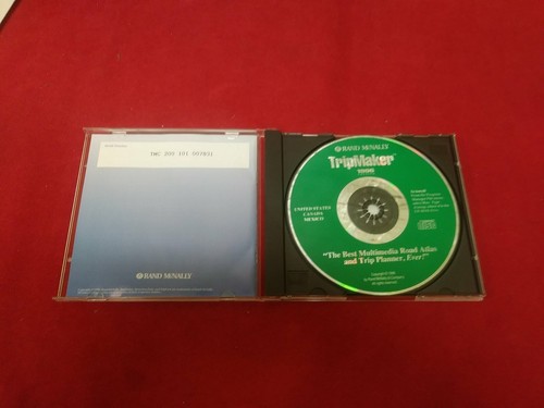 VINTAGE RAND MCNALLY TRIPMAKER 1996 EDITION For Windows Complete - Picture 7 of 9