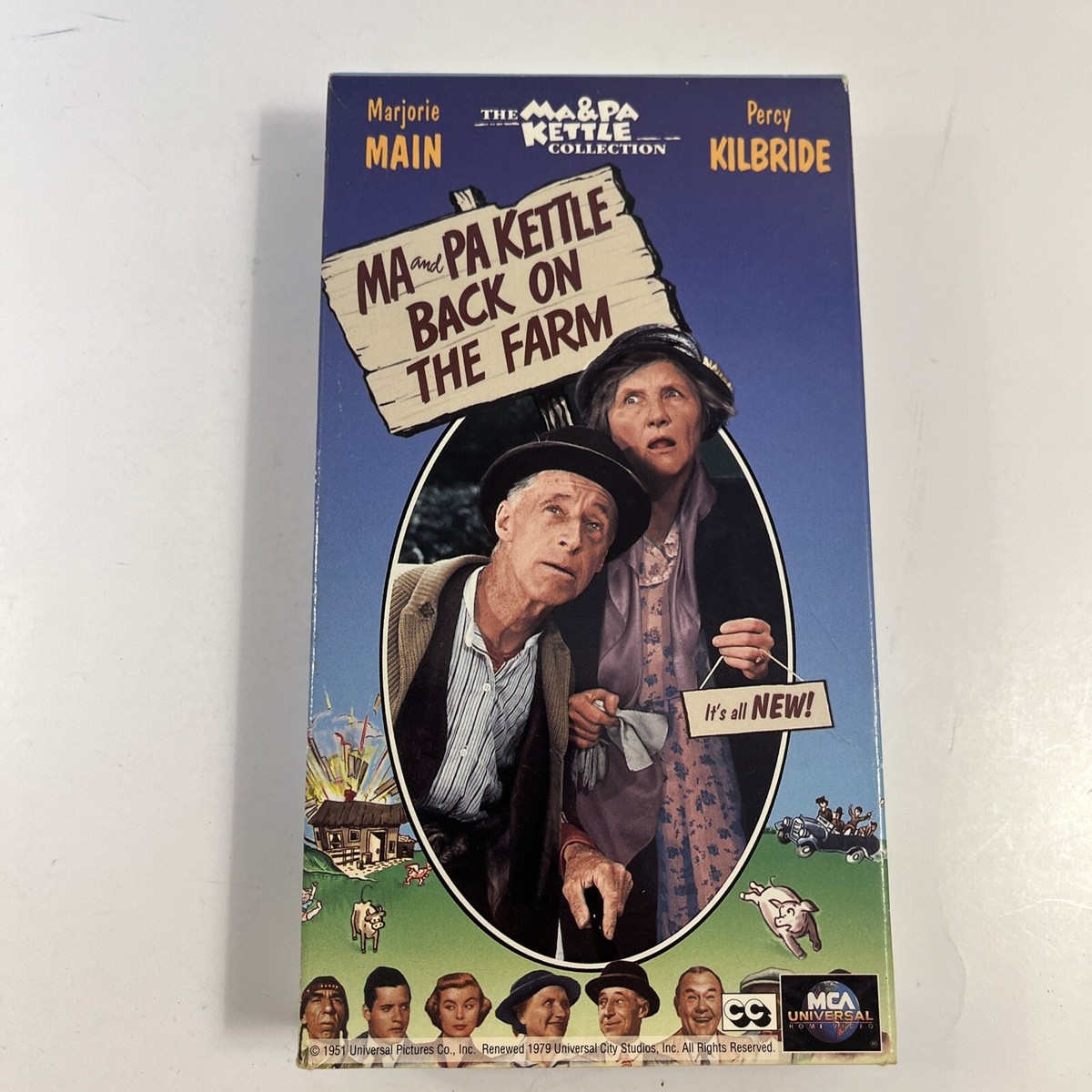 Ma and Pa Kettle Back on the Farm (VHS, 1994) 96898193337| eBay