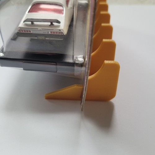 M2 SET of 2 YELLOW 3D Printed Car Display Slanted Stand Type 4 - Picture 4 of 6