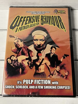 Offensive Behaviour (DVD, 2004, Region ALL).  Troma. Patrick Gillies. SEALED.
