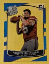 2022 Clearly Donruss - Patrick Mahomes Retro Rated Rookie 2017 #17-1 *damaged*