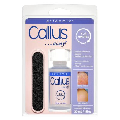 Esteemia Callus Away Clamshell w/free file