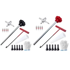 13Pcs Valve Stem Tool Kit Tire Installer Tool Valve Remover Tool Quick Change