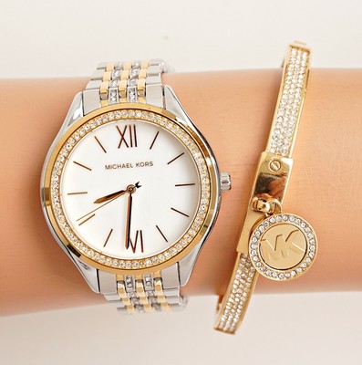 michael kors uhr bicolor Big sale - OFF 71%