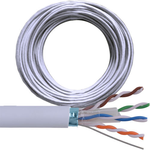 Câble Ethernet RJ45 CAT6 - 20 Mètres - Multibrin - à Sertir - Pour Réseau ADSL/Internet