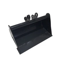 AGT 20in Bucket Toothless Attachment for 0.8-1.8ton Mini Excavator Without Teeth