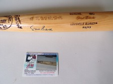 CUBS ERNIE BANKS SIGNED AUTOGRAPH MVP BASEBALL BAT GAMEDAY AUTHENICITY
