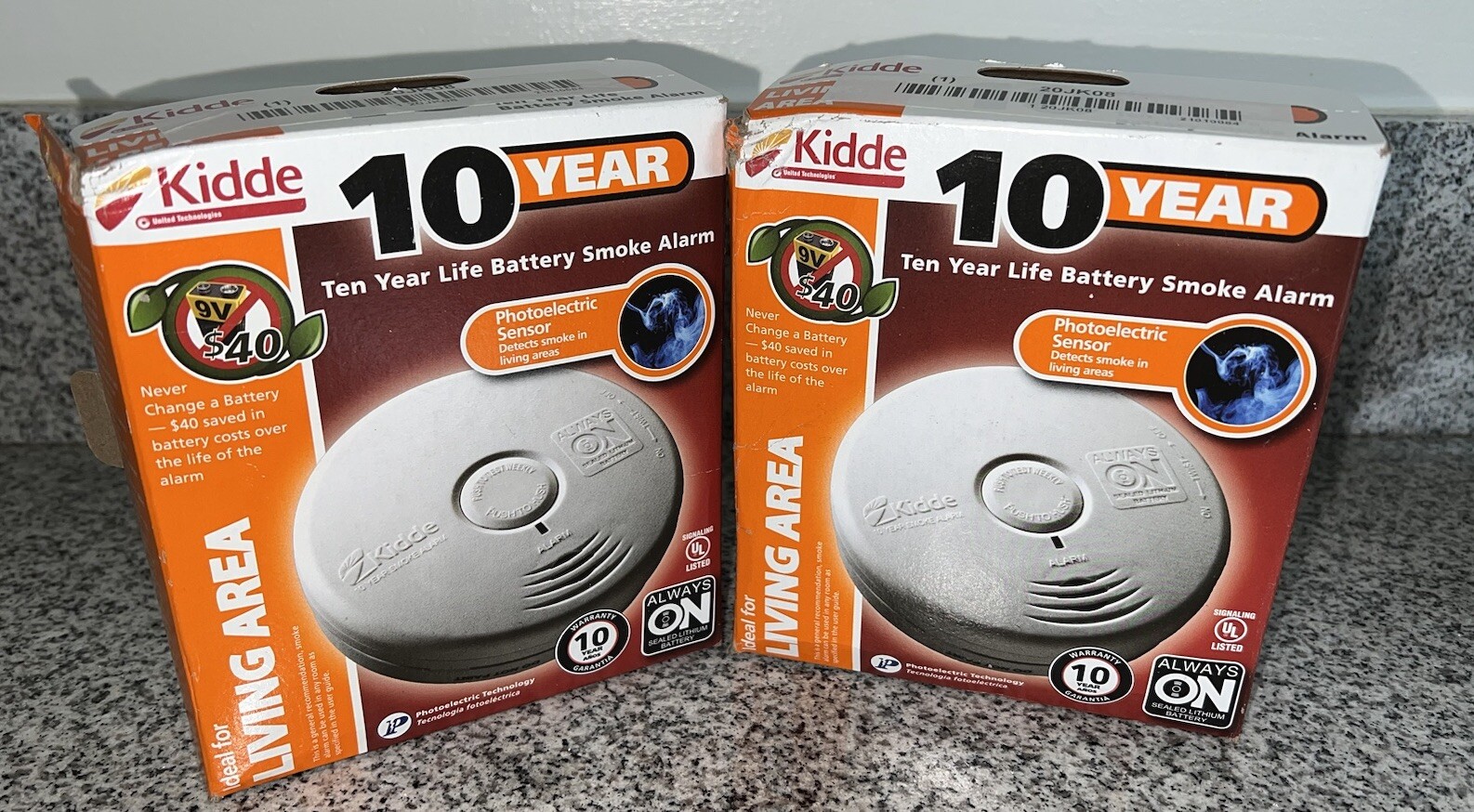 Kidde P3010l Smoke and Carbon Monoxide Combination Detector White, 2