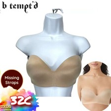 NWD b.tempt'd by Wacoal 32C uture Foundation Wireless Strapless Bra 954281 Nude